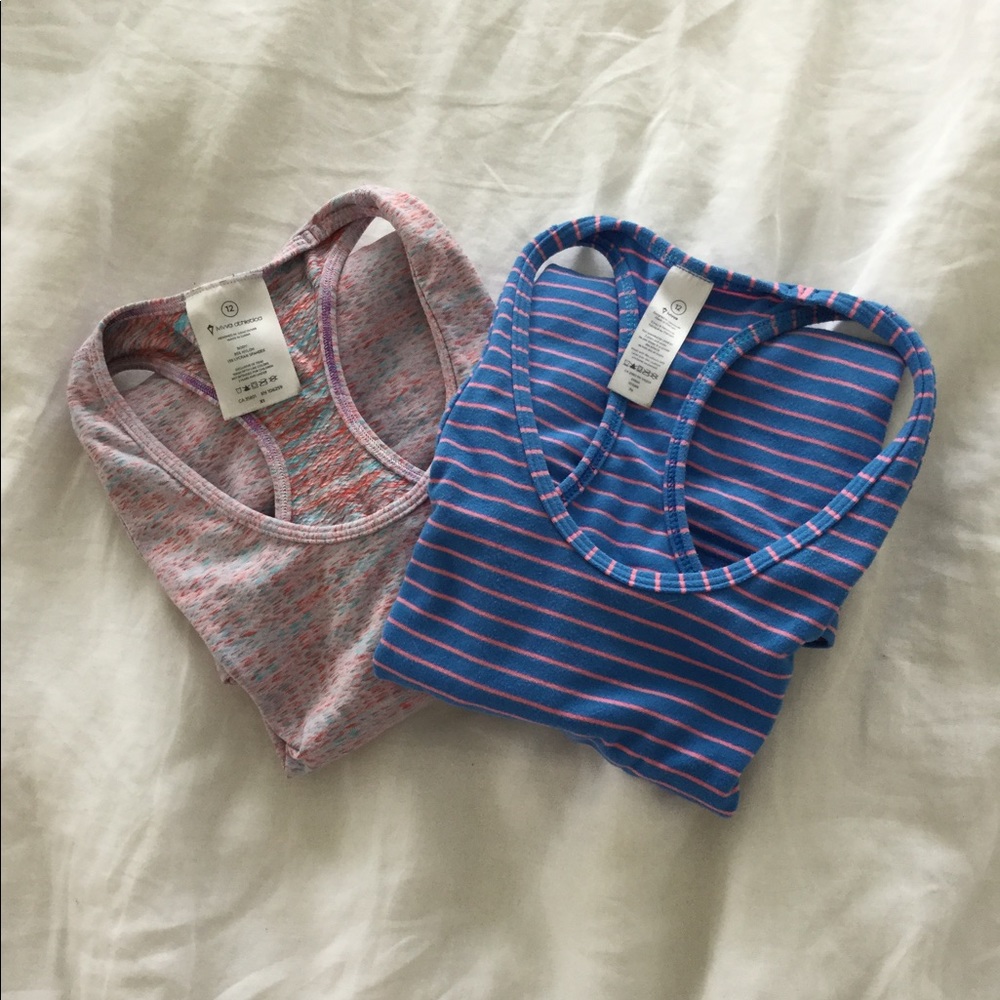 Pair of Ivivva size 12 but fits xs,s,m,l tanks